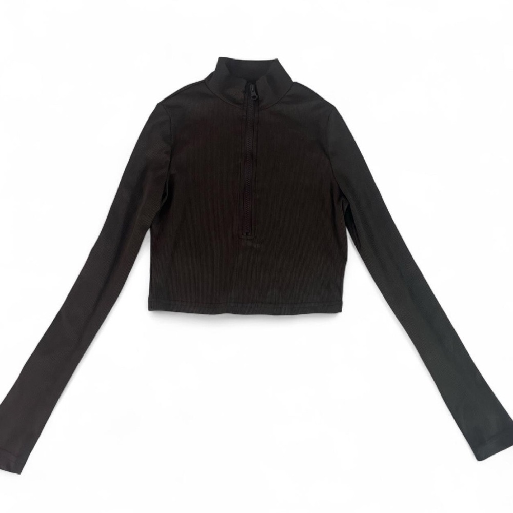 Brown Women's Long Sleeve Top